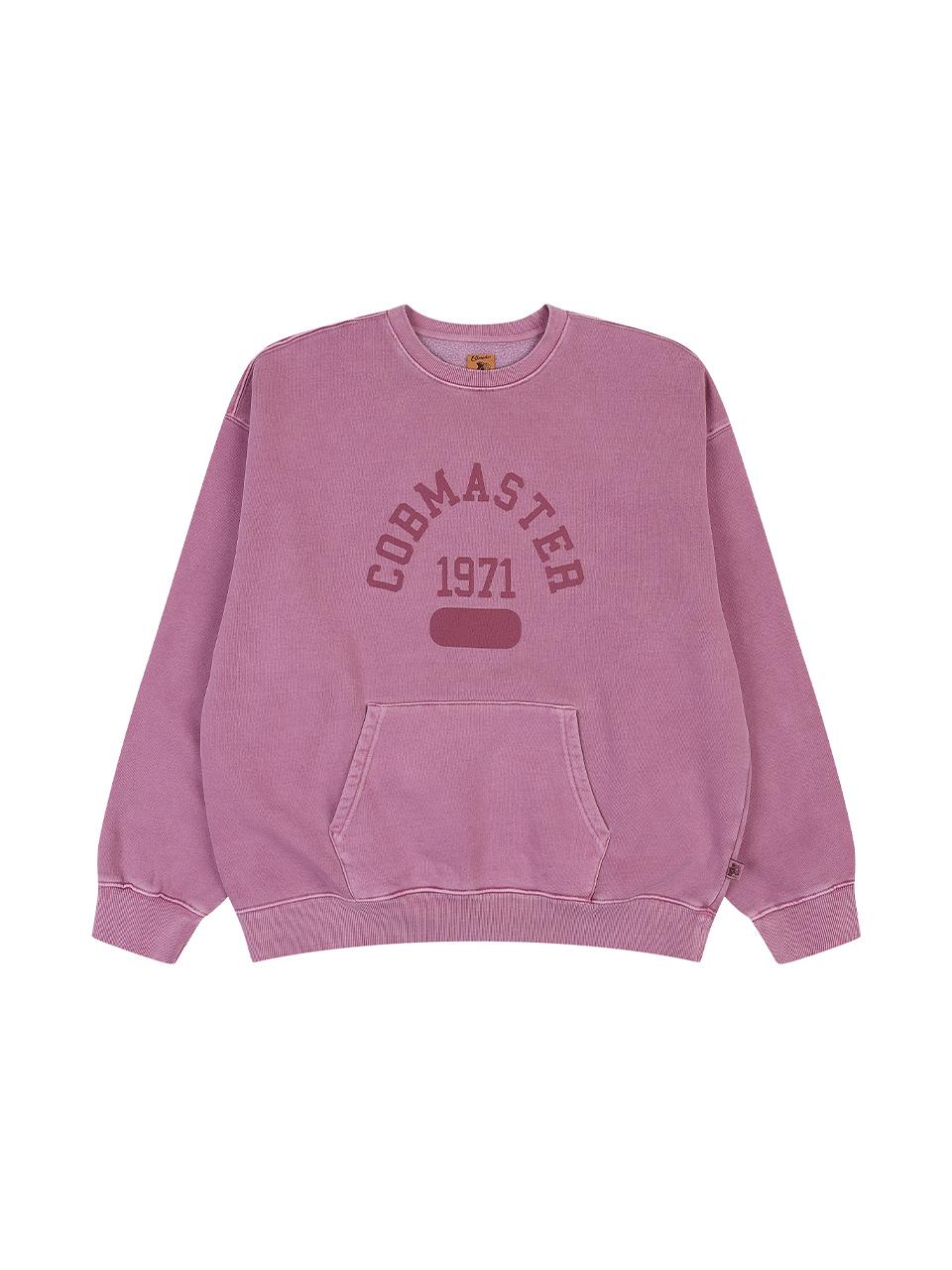 Свитшот Cob Master с окрашиванием garment-dye [3 цвета] Pink/S