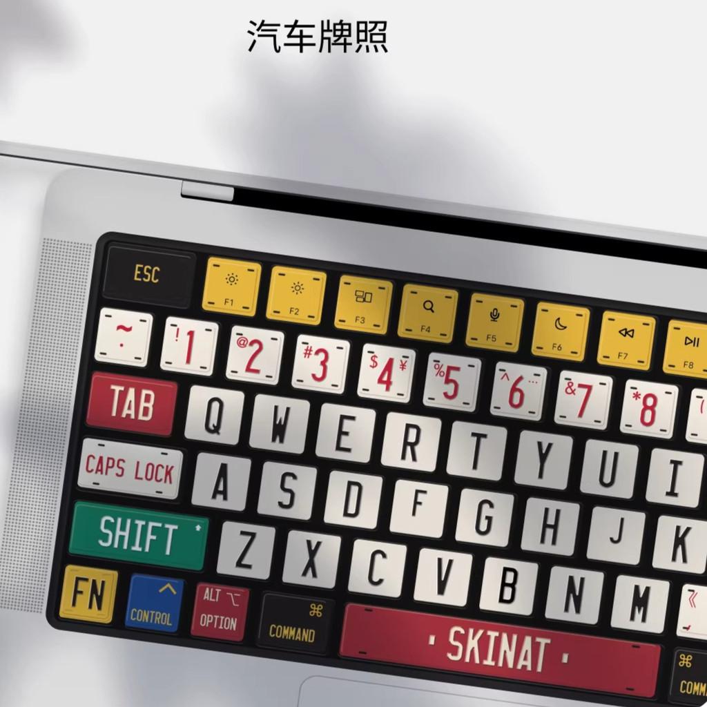 For Macbook Air / Macbook Pro M1 M2 M3 M4 M5 Keyboard Protector Film / Colorful Printing Micro Matte Soft Paper Keyboard Stickers Keyboard Protetcor
