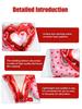 1pc Valentine's Day One-piece Love Aluminum Foil Balloon, for Valentine's Day, Birthday Decoration, Bachelor Party, Anniversary