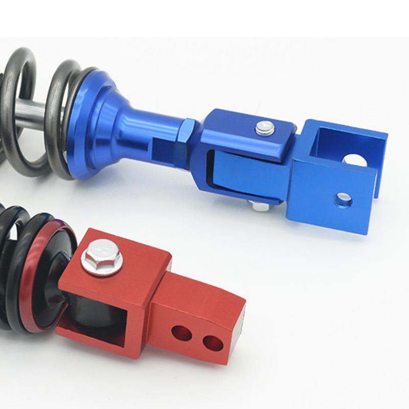 Motorrad Hinterradstoßdämpferverlängerung 2 Stück Motorrad Vorderradstoßdämpfererhöhung mit Schraube Vorderradstoßdämpfererhöhung Höhenverlängerung Dämpfer Metall