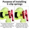 Spring Folding Bike Hinge Clip Spring Frame Hinge Clamp Spring  Frame Repair Accessories