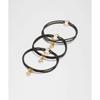 Logo Charm Hair Tie *3 Pack BLK GOLD LW9FNLS-3385 248785