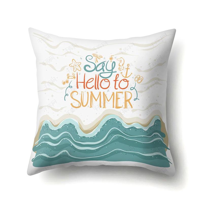 Polyester Pillowcase Automobile Decoration Home Printed Pillowcase