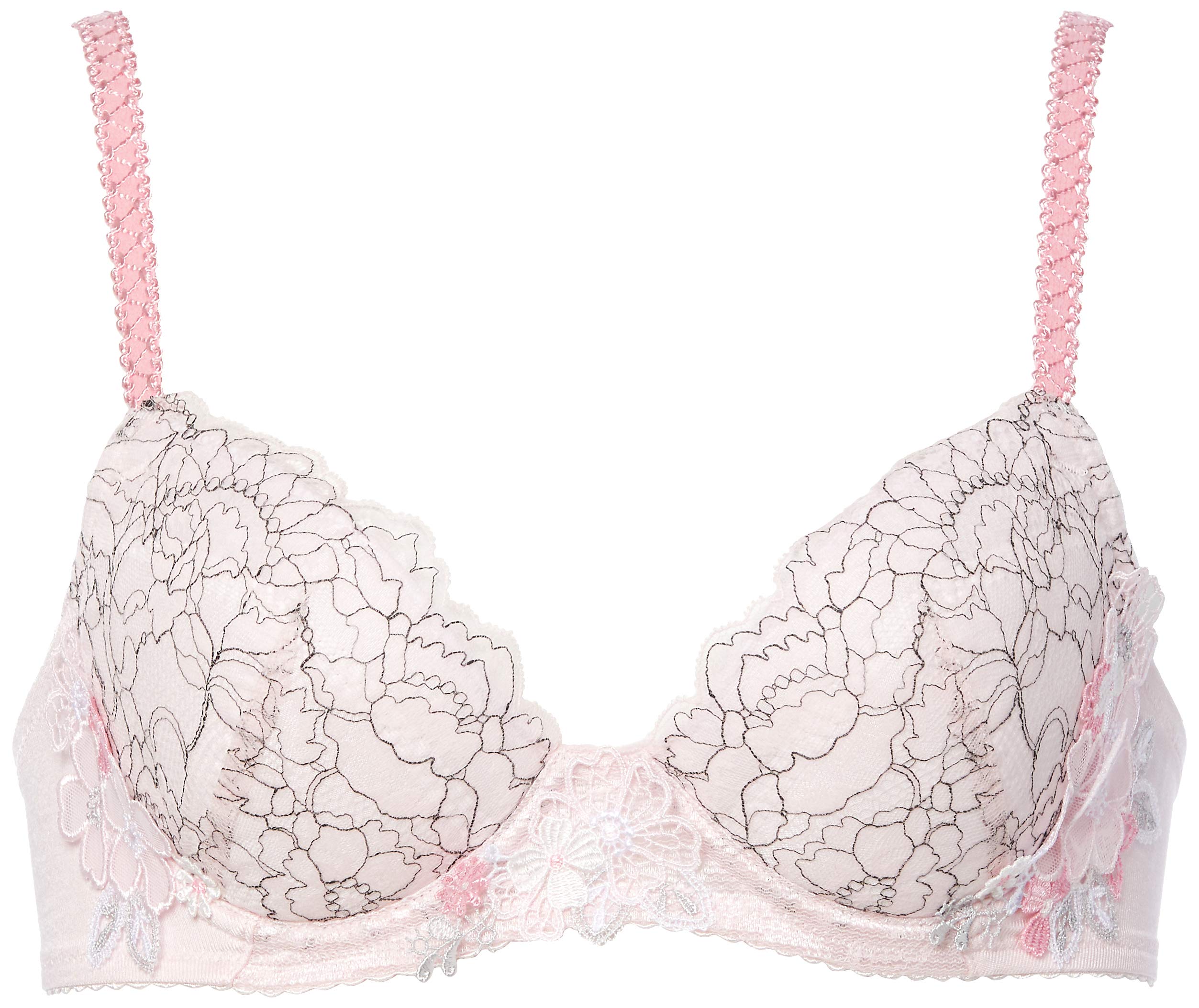 

Maintains a Beautiful 2620 Lesiage PI F75 Wing/Wacoal Bra, Silhouette, Series, 3/4 Cup, PB2620, Women s,
