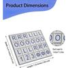 Mahjong Solo Practice Board, Compatible with American Mahjong Tiles with 24 Slots, 3D Printed Portable Mahjong Practice Board for Strategy Training