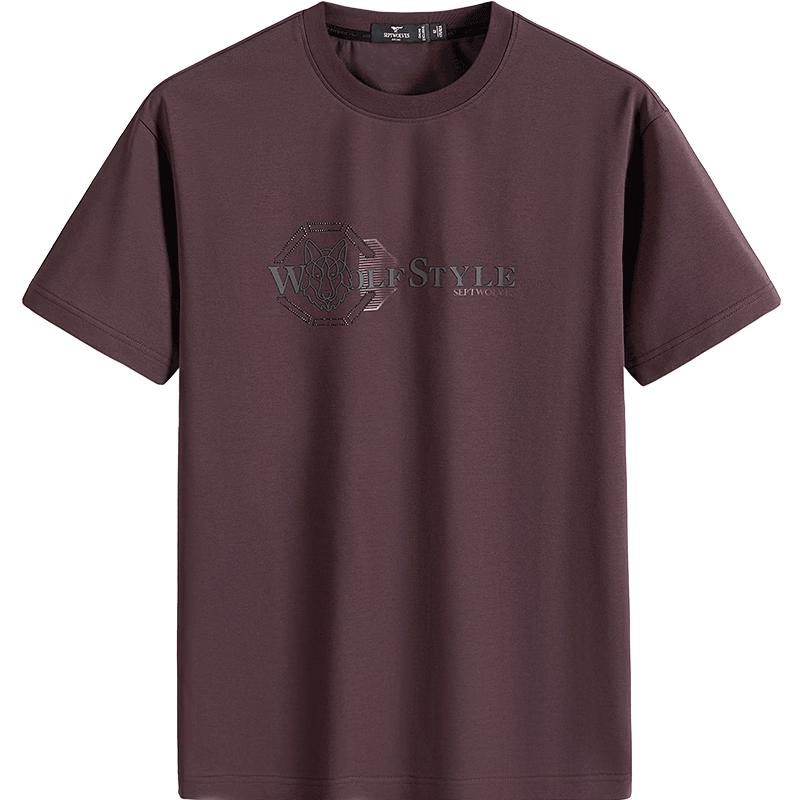Septwolves Men s 7A Anti-bacterial Cooling Printed T-Shirt 175/92A