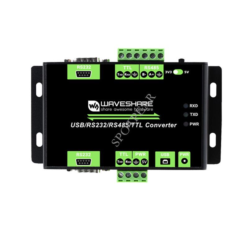 

Промисловий багатоінтерфейсний ізольований перетворювач USB/RS232/TTL на RS232/485/TTL Micro Snow