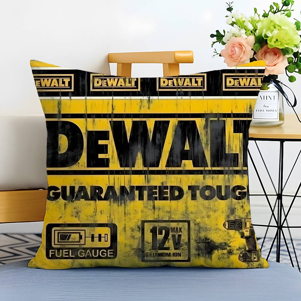 

Tool Box D-DeWalt-MT Cool Pillow Case Printed Brushed Fleece Pillow Baby Skin-Touch Eco-Friendly Dye-Sublimat 12x12Inch