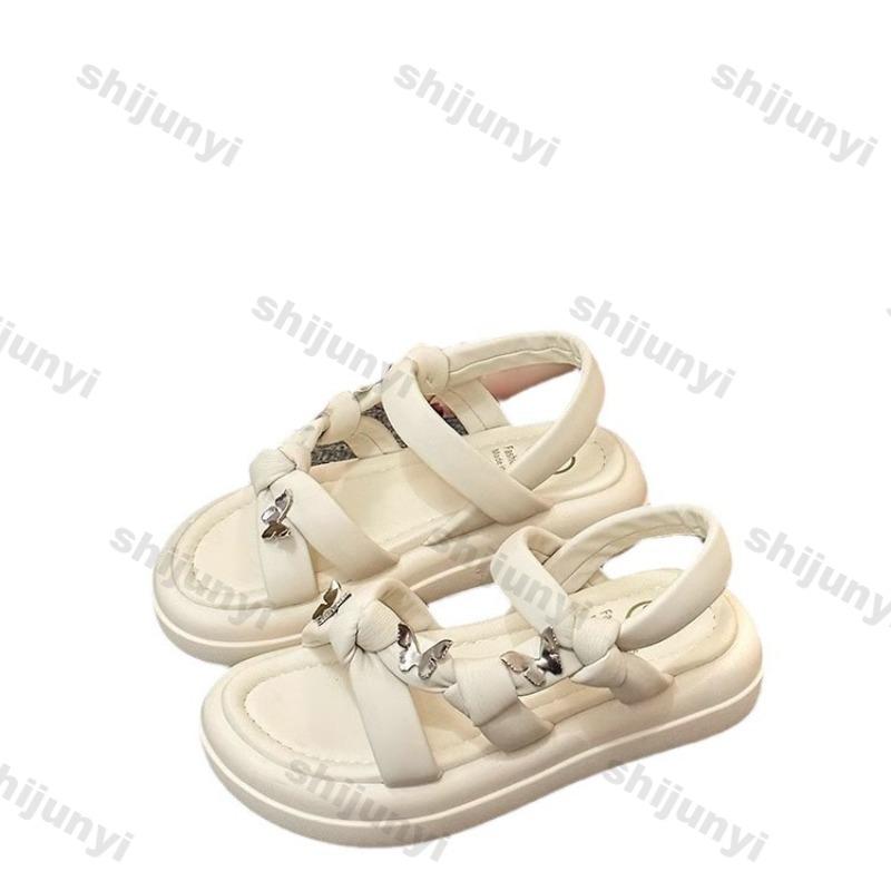 Fashion Women's Sandals 2025 Summer Breathable Fashion Butterfly Non Slip Casual Shoes Lightweight Comfortable Soft Sole Slip on Flats