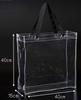 Transparent Vinyl Tote LL W40 X D15 X Large Durable, Bag, Clear, Square, H40cm, Capacity, MCB-4040