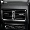 Real Soft Carbon Fiber for Infiniti Q50 2013 2014 2015 2016 2017 2018 2019 2020 Accessories Car Rear Panel Air Outlet Sticker