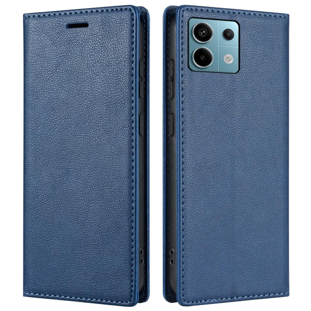 BKS-001 For Xiaomi Redmi Note 13 5G Case Drop-resistant Leather Cover with Magnetic Closure