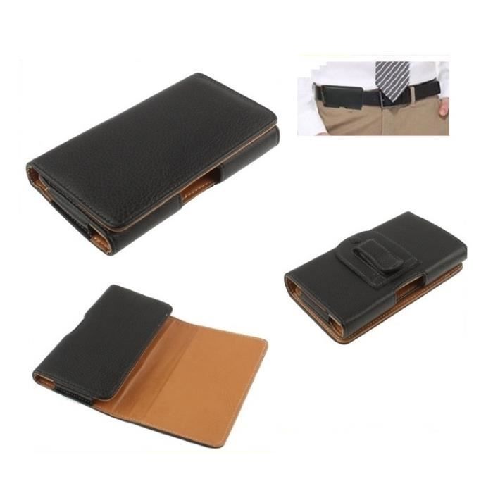 Étui Horizontal Housse Clip Ceinture Pince Pour Oppo A9 (2020) > Noir