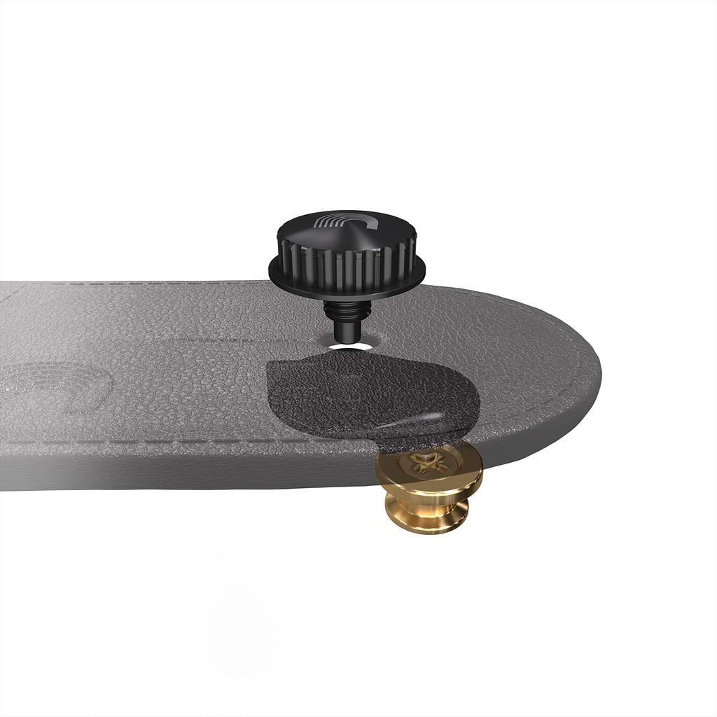 Strap End Pin Strap Lock Mechanism Universal Strap Lock Gold D'Addario PW-SLS-03 []