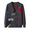 Women's Loose V-neck Thickened Knit Cardigan Sweater - 2025 Style, Versatile Long Sleeve Wool Outerwear