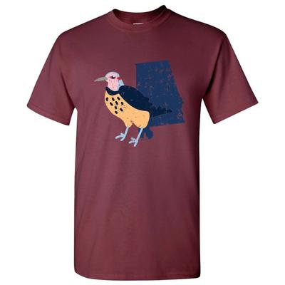 Alabama State Bird - Classic City Animal Lover State Pride T Shirt - Maroon