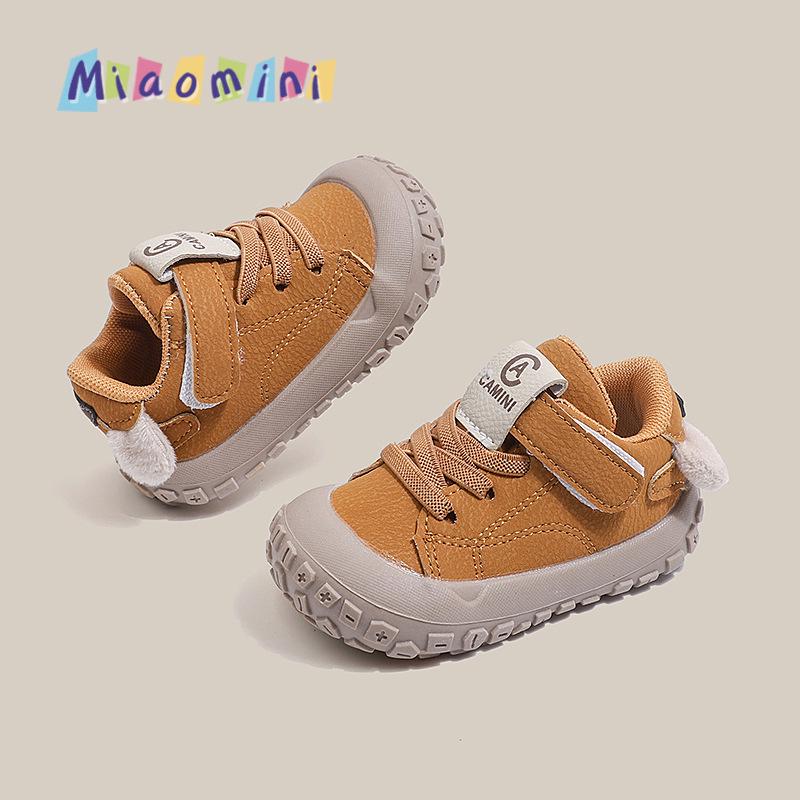 Spring & Autumn Korean-Style Casual Soft Sole Walker Shoes for Toddlers (1-3 Years) - Unisex, Comfortable, Anti-Kick