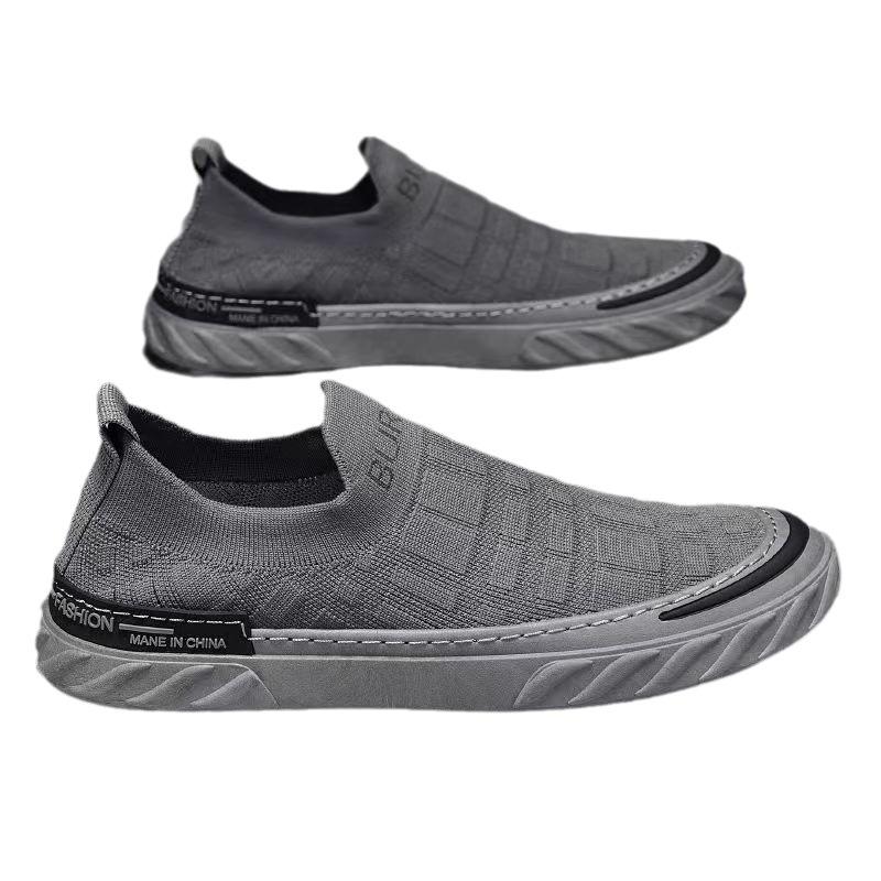 New Men's Shoes Fashion Casual Board Shoes Slip-on Lazy Shoes Comfortable Soft Bottom Men's Board Shoes plus Size Men's Shoes