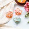 5.5CM Hot Sale  Fashion Hair Accessories Custom Women Hair Clip Candy Color Small Acetate Cloud Hair Claw