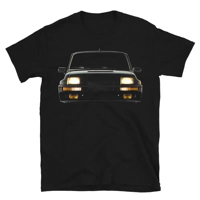 R5 Turbo '80 Men'S T Shirt Vintage French Sports Rally Car Headlights