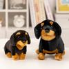 Cartoon Dachshund Stuffed Animal Soft Fluffy Weiner Dog Plush Toy Cute Realistic Dog Plushie For Dog Lovers Collection Gift