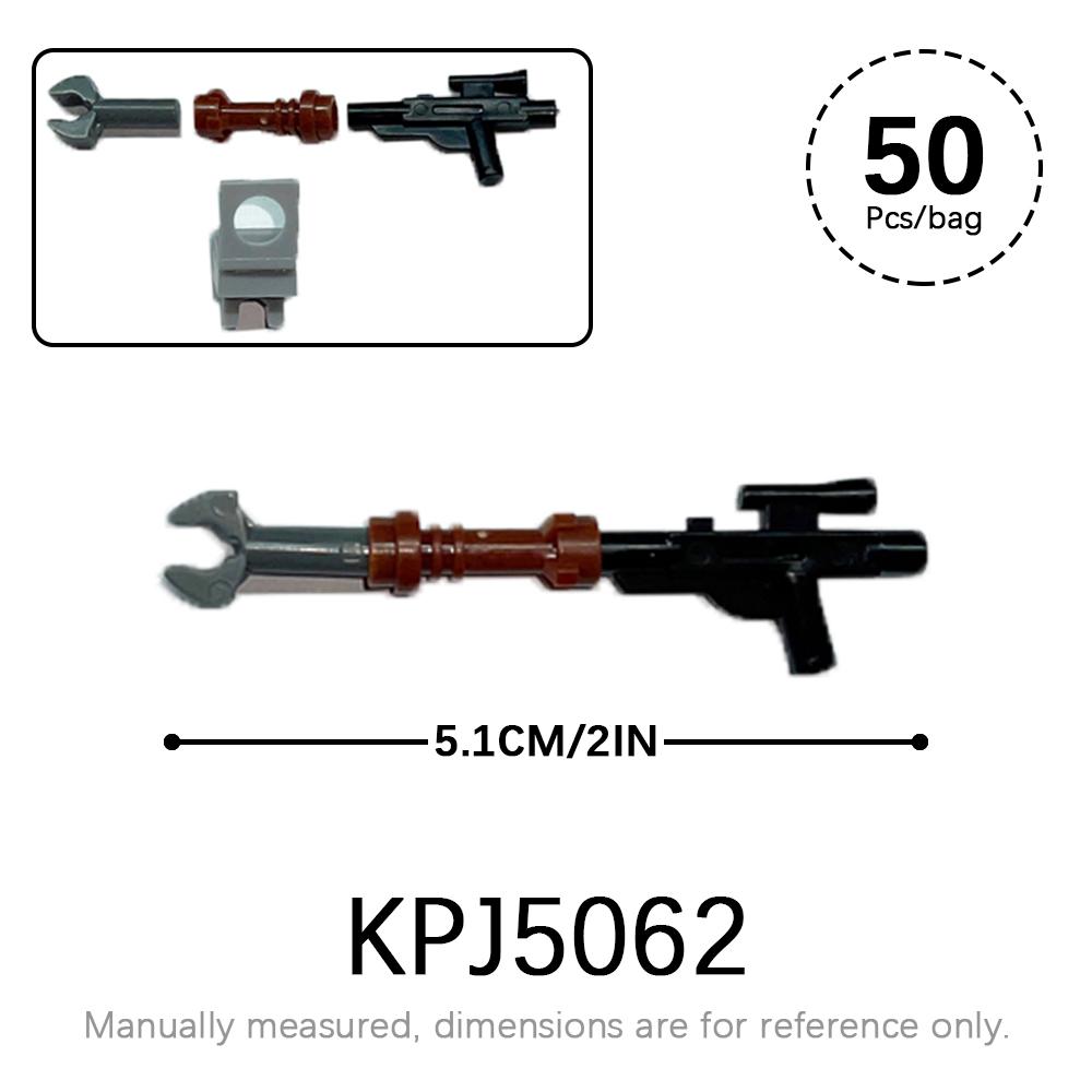 50pcs/lot Military Weapons Set SWAT WW2 Action Figures Parts MOC Bricks Star WW2 Corps Gun Accessories Building Blocks Kids Toys