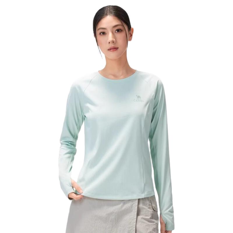 Camel Unisex Quick-Dry Long-Sleeve T-Shirt M