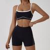 Women's Slim Fit Color Block Yoga Suit - Naked Feeling Outdoor Sportswear Set