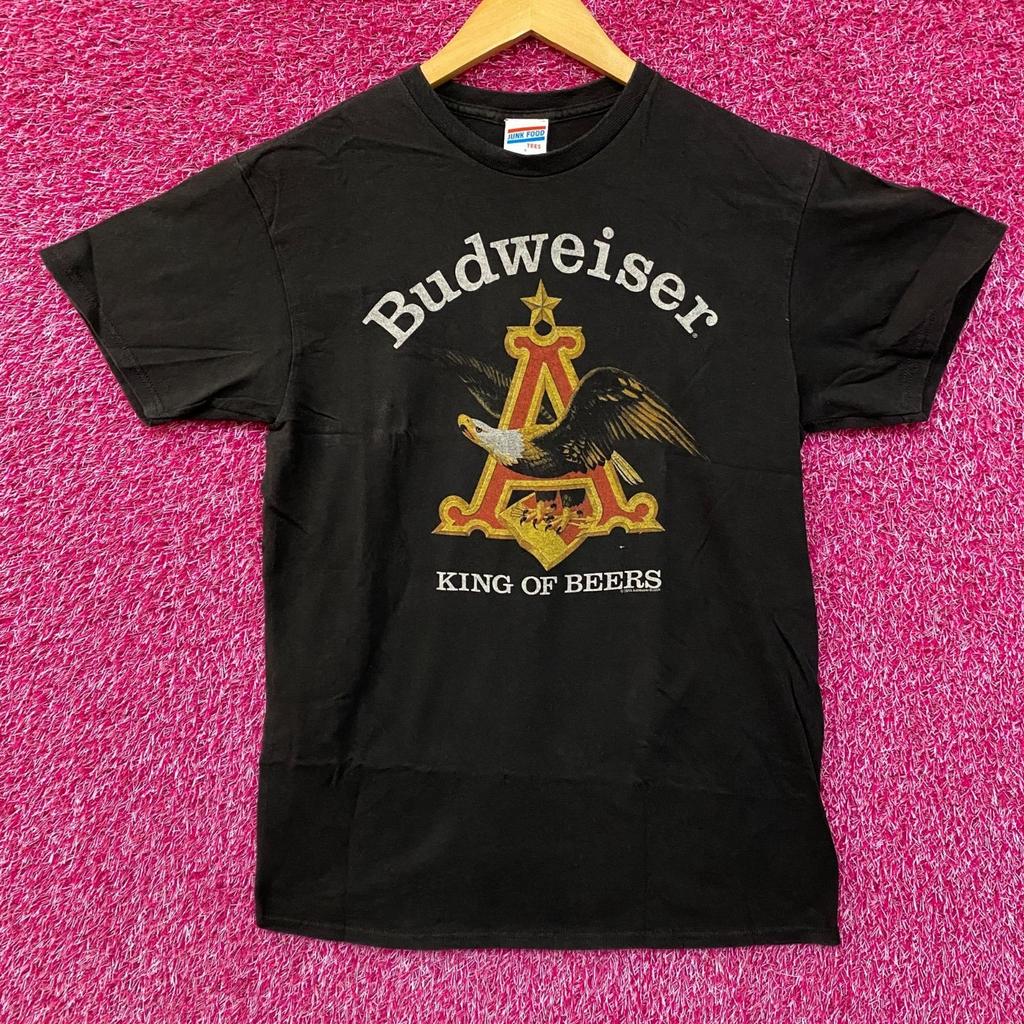 Budweiser King Of Beer American Bald Eagle Logo T-Shirt Small