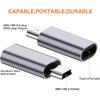 USB C To Mini USB 2.0 Adapter, (2-Pack)Type C Female To Mini USB 2.0 Male Convert Connector Support Charge & Data Sync Compatible GoPro Hero 3+, MP3