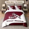 Custom Bedding Set FC Köln Pattern, Print Name Text 1 Duvet Cover plus 2 Pillowcases Home Textile