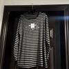 Autumn Striped Long-sleeved Women's T-shirt Subculture Print Kawaii Fashion T Shirt Y2k