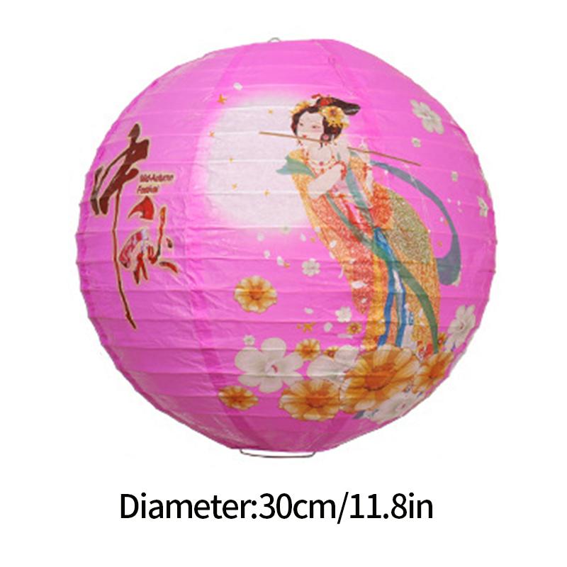 Paper Lantern Chinese Wedding Lantern Mid- Autumn Festival Lantern Decoration New Year 2025 Ornament Christmas Accessorie