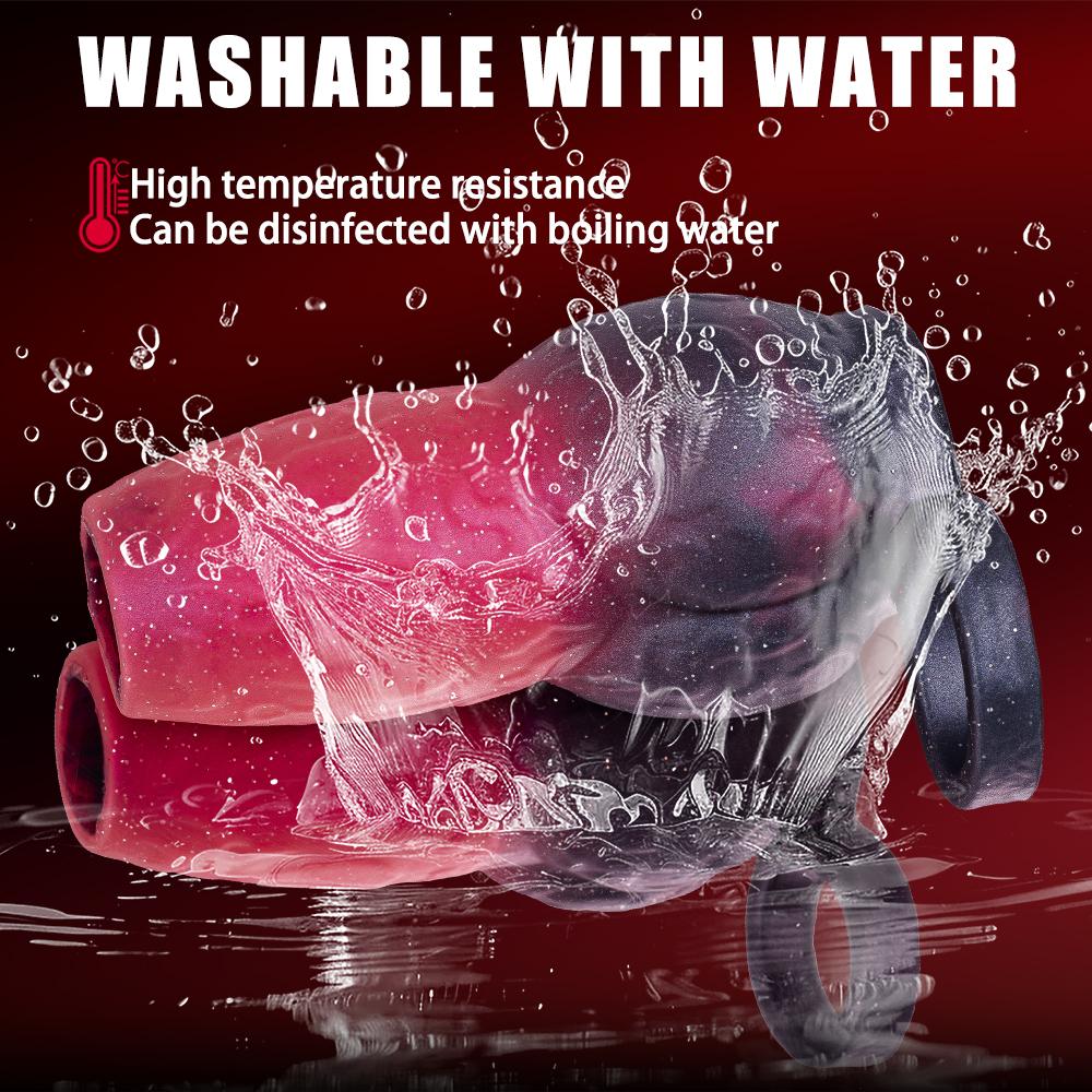 Cock Ring Gourd Penis Sleeve Semen Lock Delay Ejaculation Extender Penis Erection Intimate Couple Male Adult Sex Toys For Men Enhancing Intimate Goods