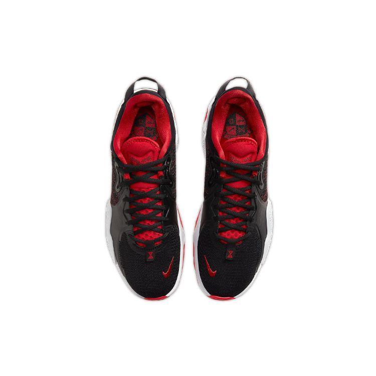 Nike PG 5 Bred Men Sneakers Black White University-Red CW3143-002