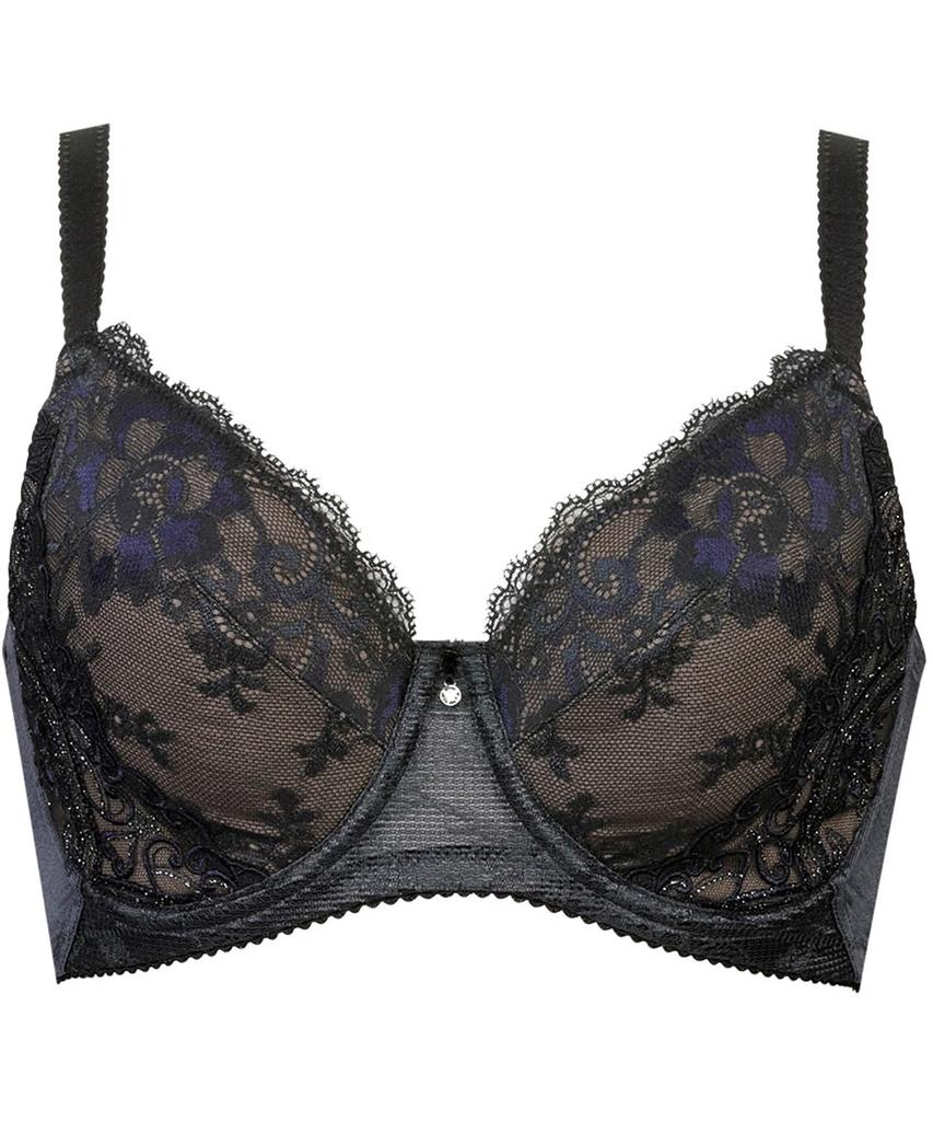 Wing Lesiage Full Cup 6000 Smaller Slimming Size F85 Wing/Wacoal Bra, Series, Bust, Sides, Women's, PB6001,