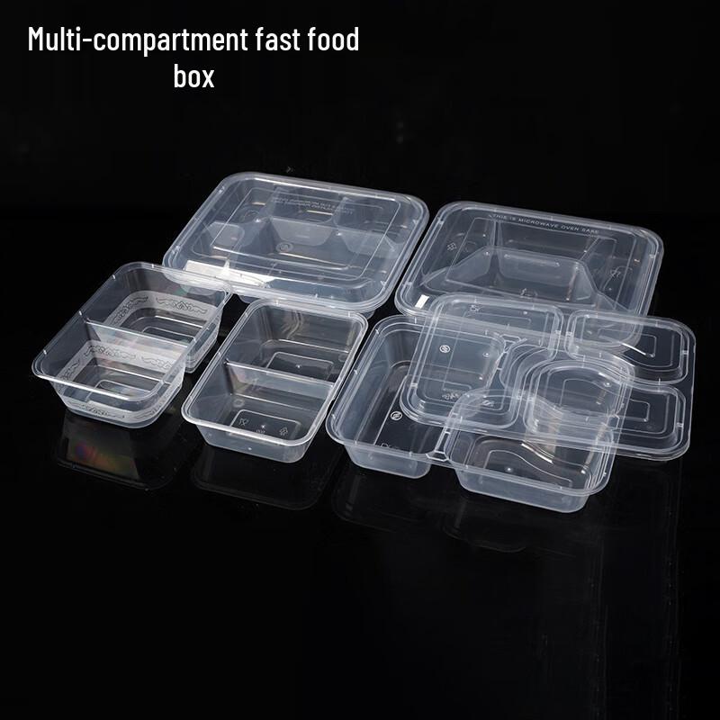 Disposable Multi-Compartment Takeout Containers