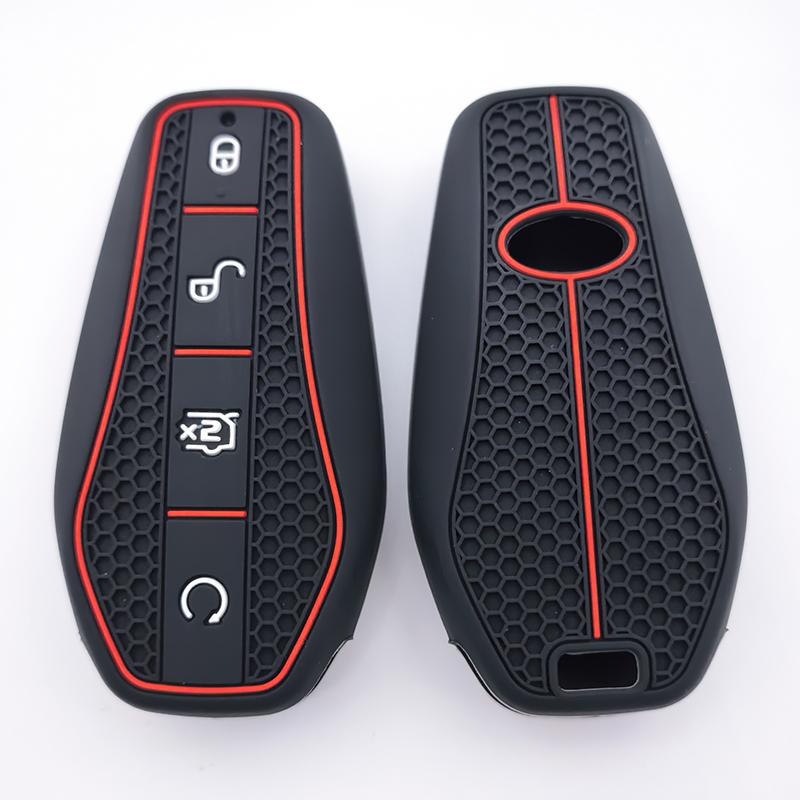 Silicone Holder Chain Key Case Car Remote Key Cover For Byd Atto 3 Han Ev Dolphin Song Pro Max Tang Dm Yuan Dolphin E2 Qin Plus