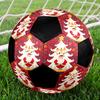 Christmas Santa Claus Theme Size 5 Soccer Ball, Suitable for Both Indoor and Outdoor Matches, a Gift Suitable for Everyone.