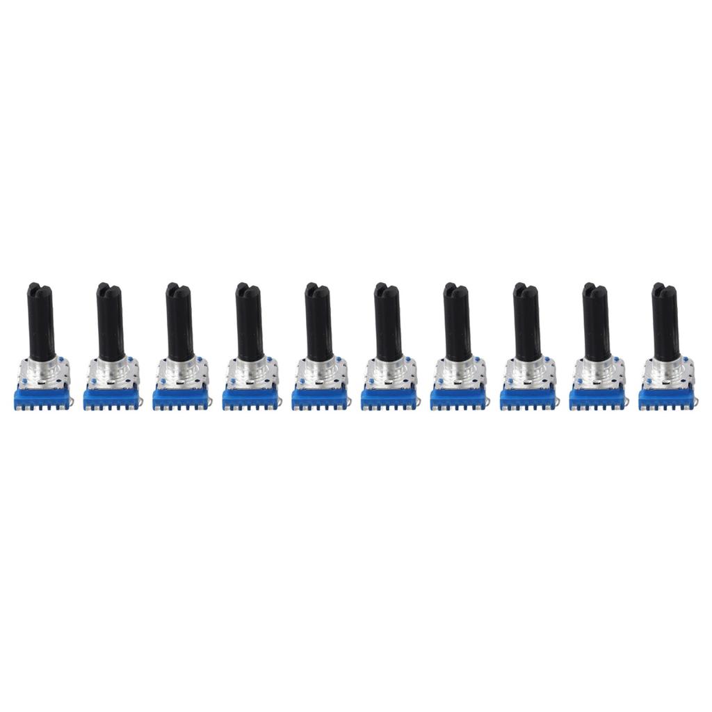 10Pcs RK12 Potentiometers For Audio B10K B20K B50K B100K 6 Pin Control