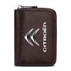 AEF3   1Pcs Leather Car Driver's License, ID Card, Bank Card Wallet For Citroen C1 C2 C3 C4 C5 X7 Berlingo Xsara C8 C4L DS3 DS4 DS5LS