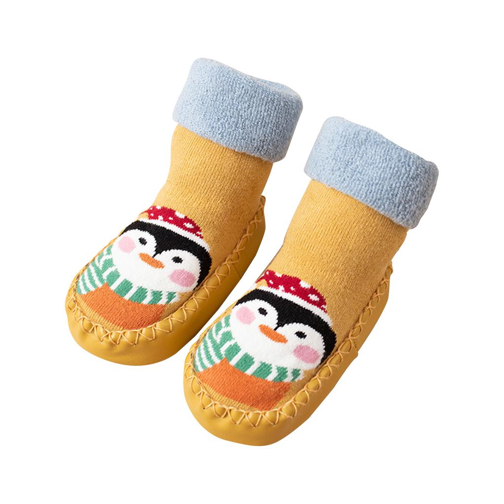 Newborn Baby Socks Shoes And Socks Non-slip Baby Class A Thickened Medium Cotton Socks 0-3 Years Old Toddler Floor Socks