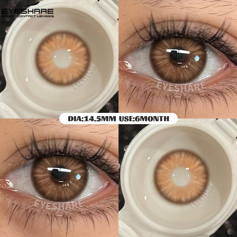Eyeshare YENİ Mavi Göz Rengi Lens 1 Çift Gözler İçin Yeşil Renkli Göz Bebekleri Doğal y2k Moda Lensler Kore Tarzı Colorcon Göz Lensleri