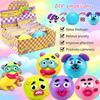 Abstract Wacky Dog Face Expression Diy Stress Ball Filled Hand Grip Fidget Sensory Toy Relief Pressure Heal Relax Leisure Gift