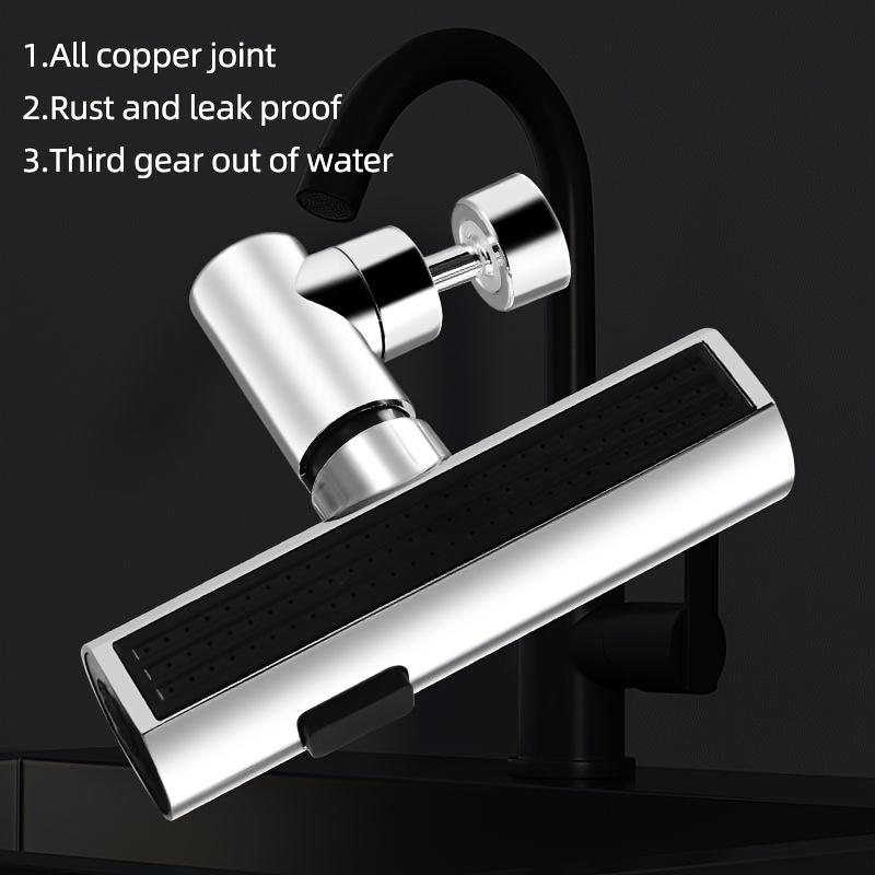 Universal Multi-function Faucet Adapter - Effortless Installation for Bathroom Washbasin & Sink - Durable Household Necessity Enhancing Aesthetics