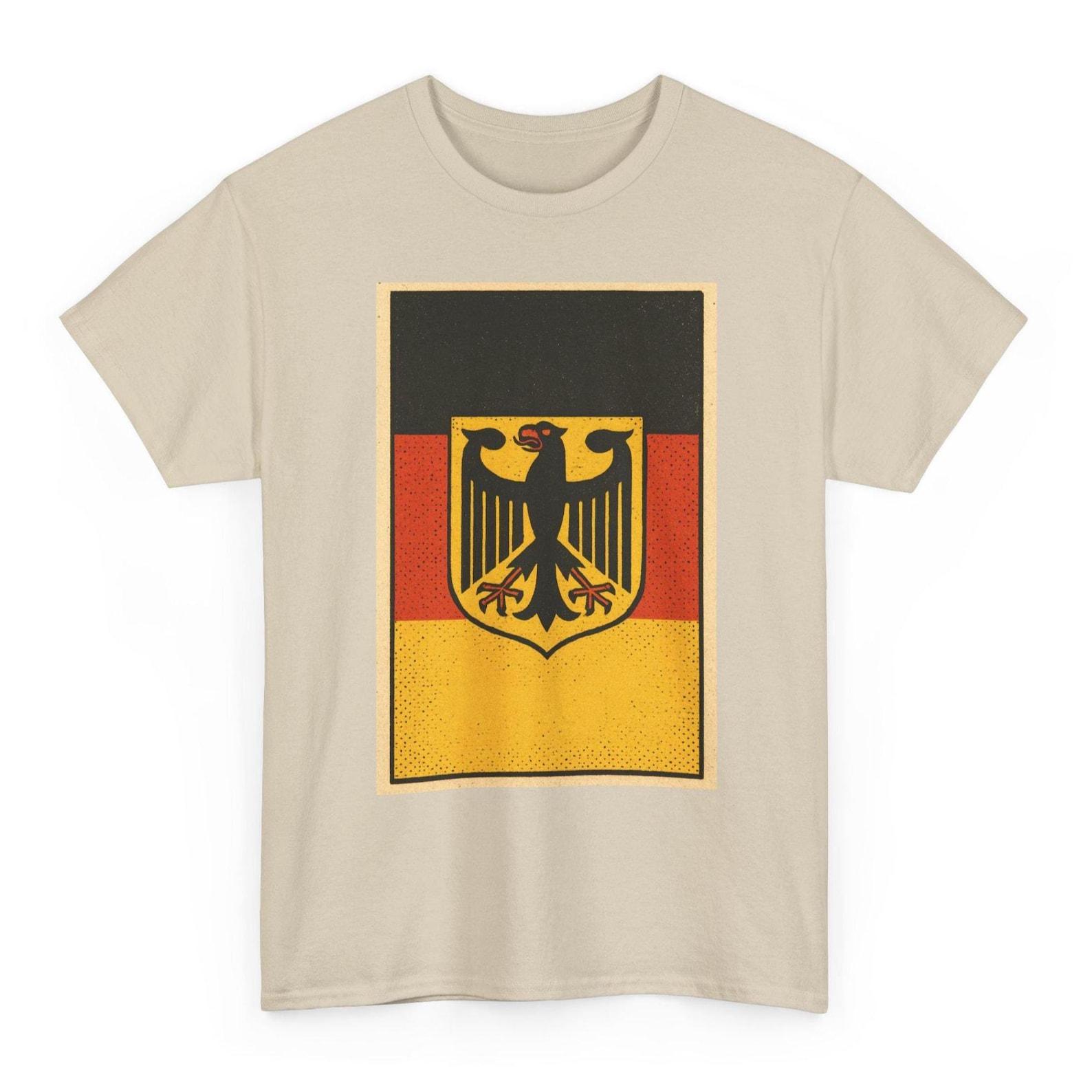 Germany Flag T-Shirt | Retro German Pride Tee | European Heritage Shirt XL