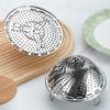 304 Stainless Steel Retractable Multi-Functional Steamer Basket with Thickened Design for Household and Hotel Use