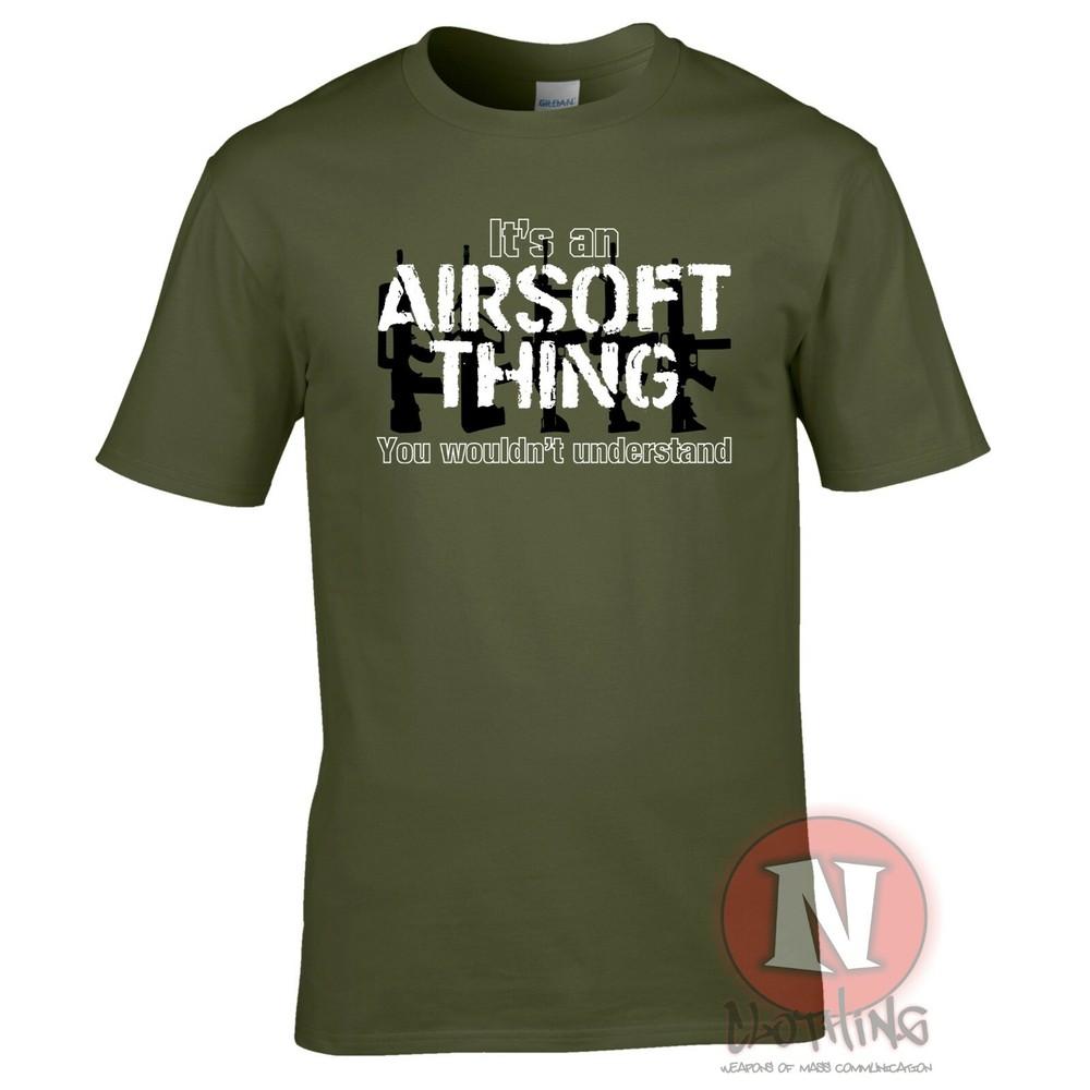 Its An Airsoft Thing TShirt Graphic Military Assault Rifle Teeshirt Exclusive