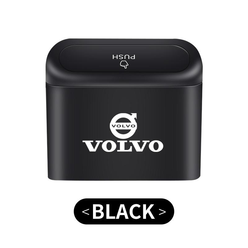 Tragbarer Mülleimer für Autotür Auto Logo Aufbewahrungsbox Werkzeuge Für Volvo XC-Classic V60 V40 XC90 S60 XC60 V70 S90 XC40 V90 C40 S40 S80L