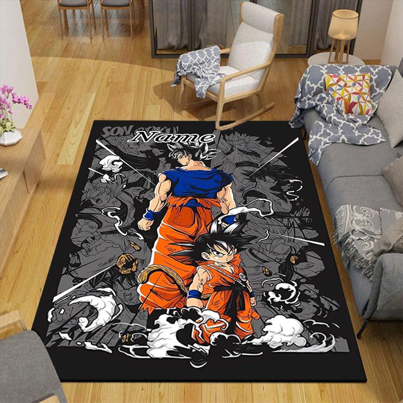 Custom 1Pc Super Saiyan Artwork Rug Office Carpet Indoor Outdoor Entrance Doormat Nonslip Soft And Comfortable Living Room D291541